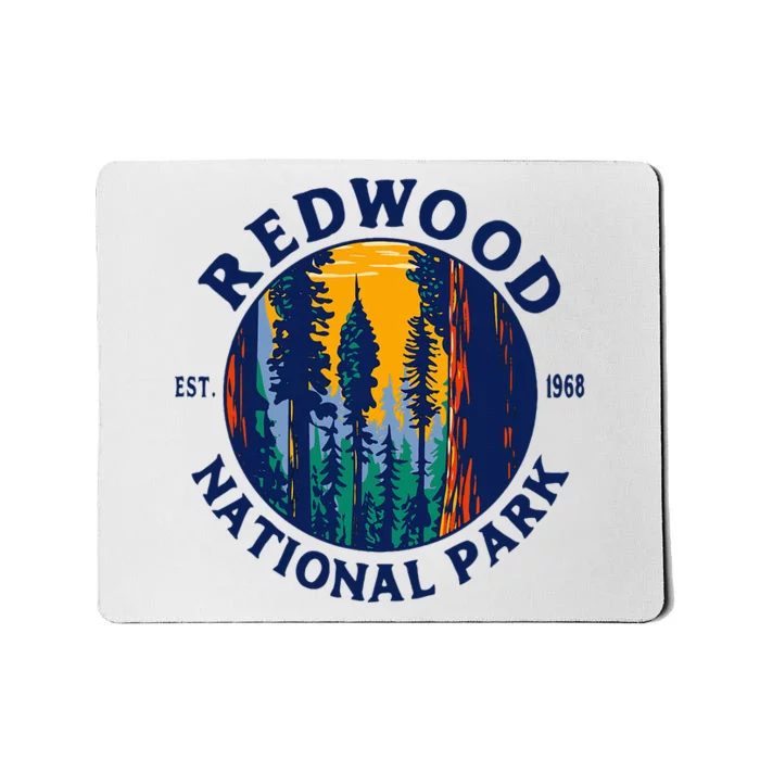 Explore the Majestic Redwood National and State Parks in California Mousepad