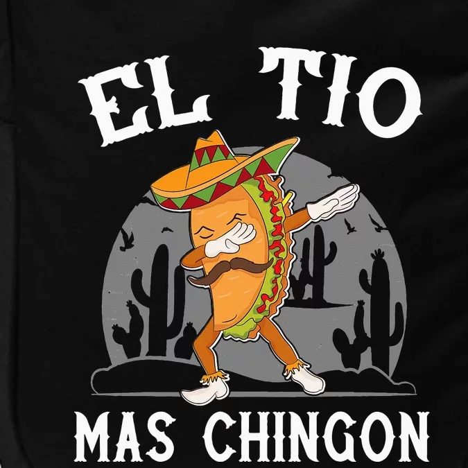 El Tio Mas Chingon Funny Mexican Uncle Hombre Regalo Impact Tech Backpack