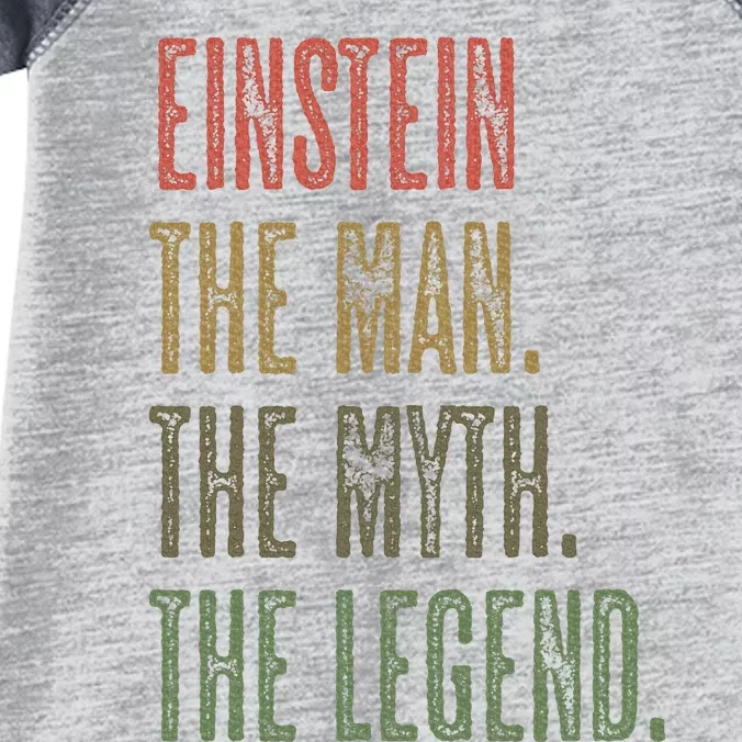 Einstein The Man The Myth The Legend Infant Baby Jersey Bodysuit