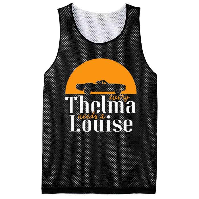 Every Thelma Needs A Louise Best Friends Mesh Reversible Basketball Jersey Tank