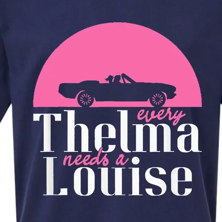 Every Thelma Needs A Louise Bestfriends Sueded Cloud Jersey T-Shirt