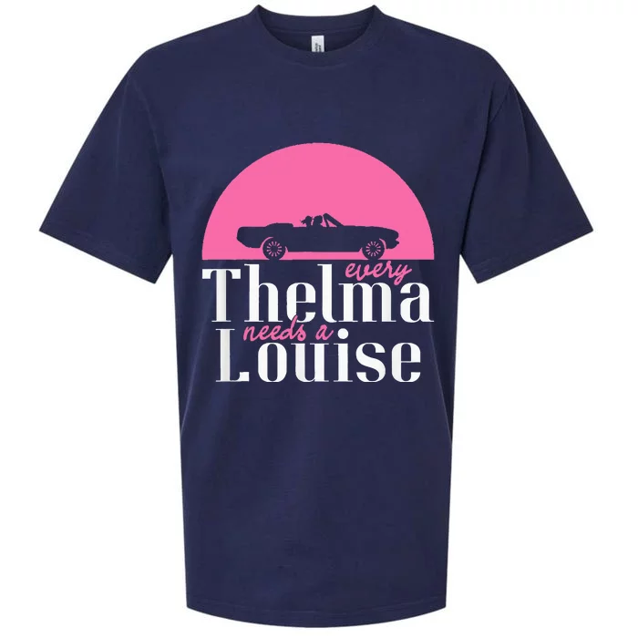 Every Thelma Needs A Louise Bestfriends Sueded Cloud Jersey T-Shirt