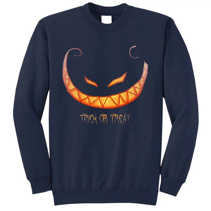 Evil Trick Or Treat Halloween Sinister Tall Sweatshirt