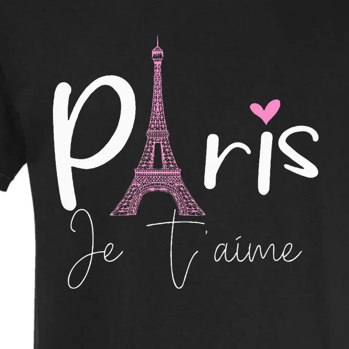 Eiffel Tower Paris Holiday France Souvenir Garment-Dyed Heavyweight T-Shirt