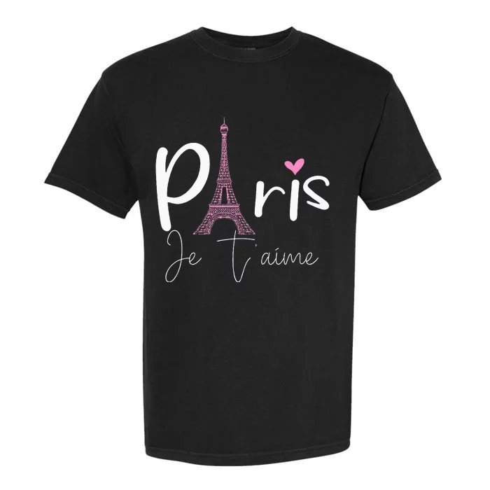 Eiffel Tower Paris Holiday France Souvenir Garment-Dyed Heavyweight T-Shirt