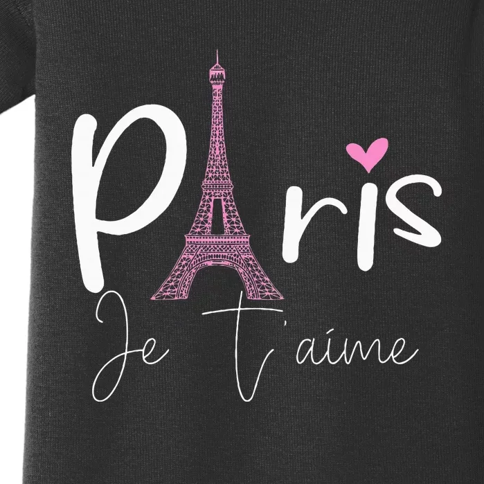 Eiffel Tower Paris Holiday France Souvenir Baby Bodysuit