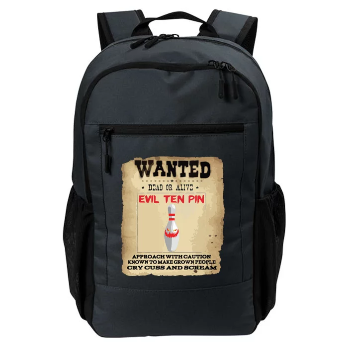 Evil Ten Pin 10 Funny Bowling Daily Commute Backpack