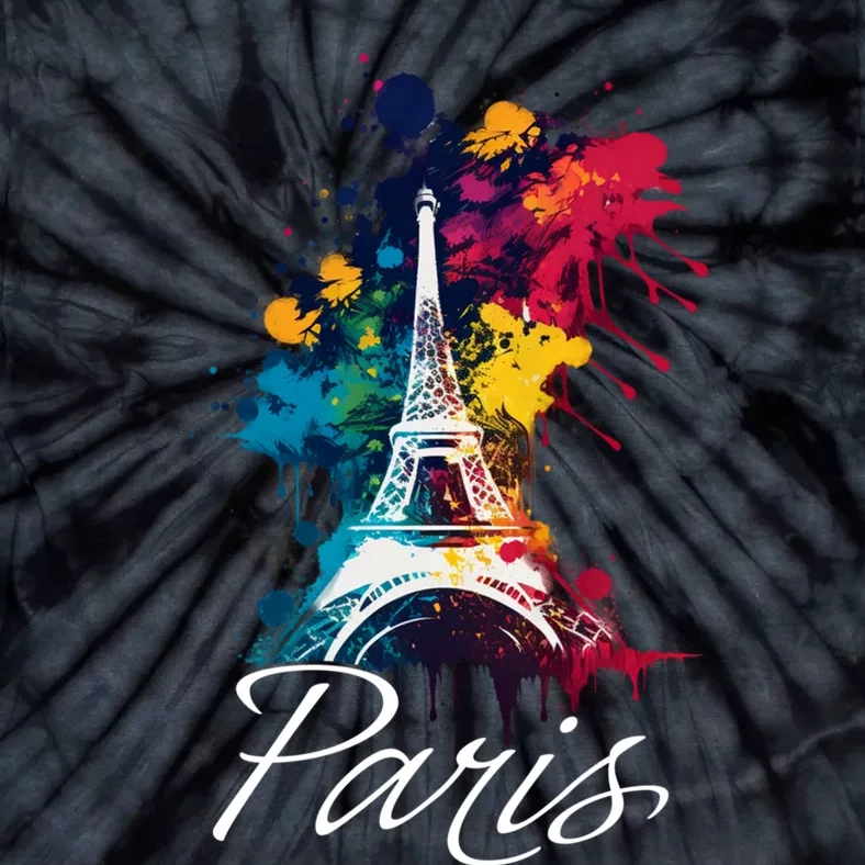 Eiffel Tower Paris Trip Holiday France Souvenir Tie-Dye T-Shirt