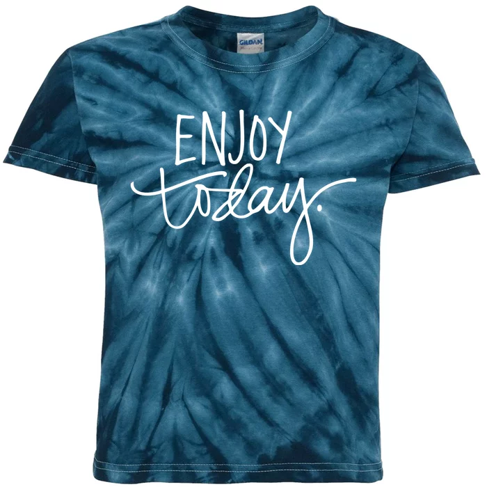 Enjoy Today Positive Kids Tie-Dye T-Shirt