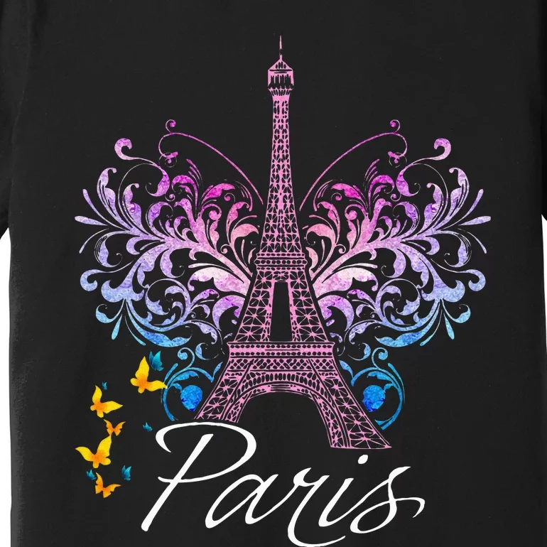 Eiffel Tower Paris Holiday France Souvenir Premium T-Shirt