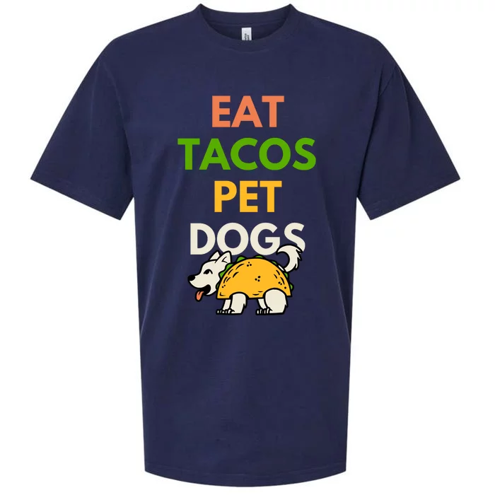 Eat Tacos Pet Dogs Sueded Cloud Jersey T-Shirt