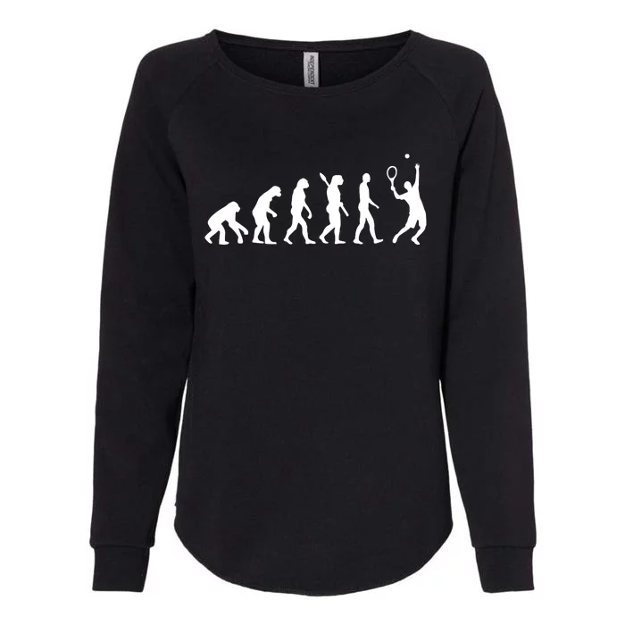 Evolution Tennis Player Womens California Wash Sweatshirt