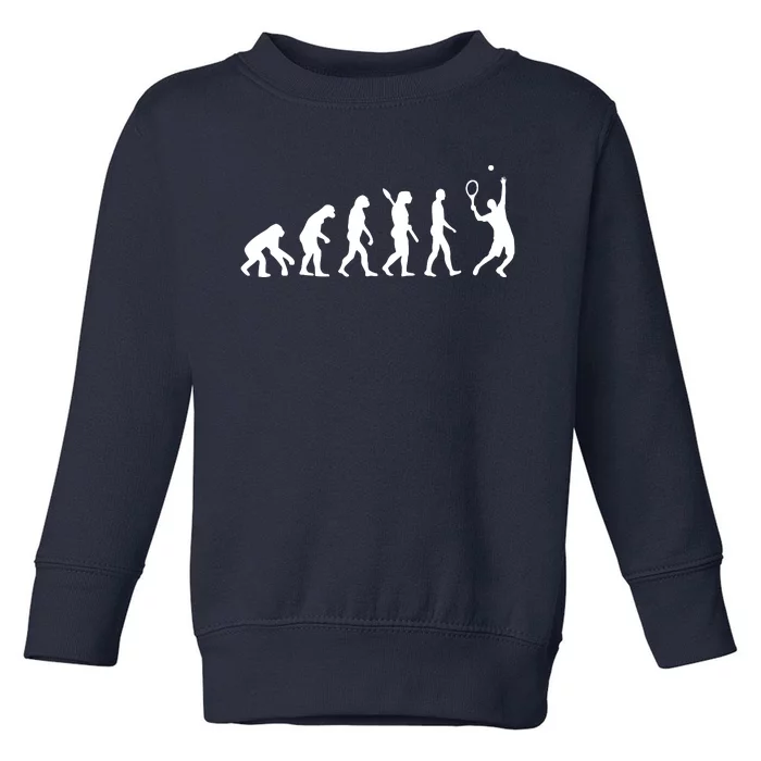 Evolution Tennis Player Toddler Sweatshirt