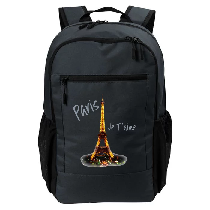 Eiffel Tower Paris Vintage I Love Paris France Daily Commute Backpack