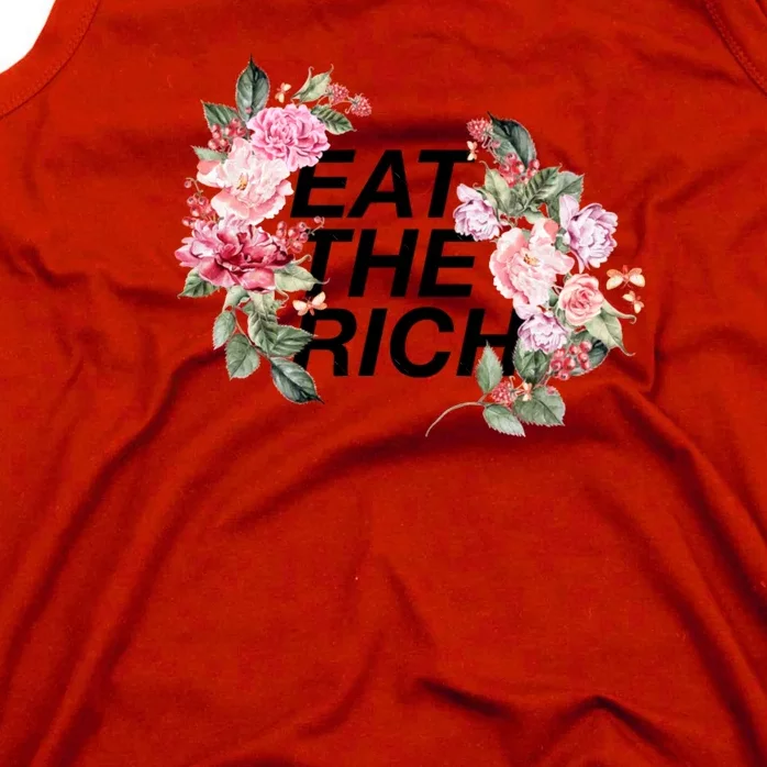 Eat The Rich Floral Tank Top