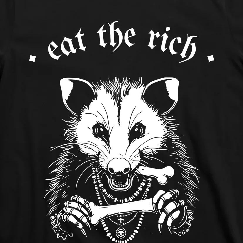 Eat The Rich Possum Anti Fascist T-Shirt