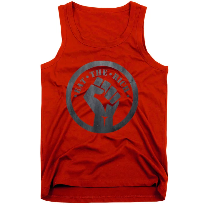 Eat The Rich Protest Tank Top