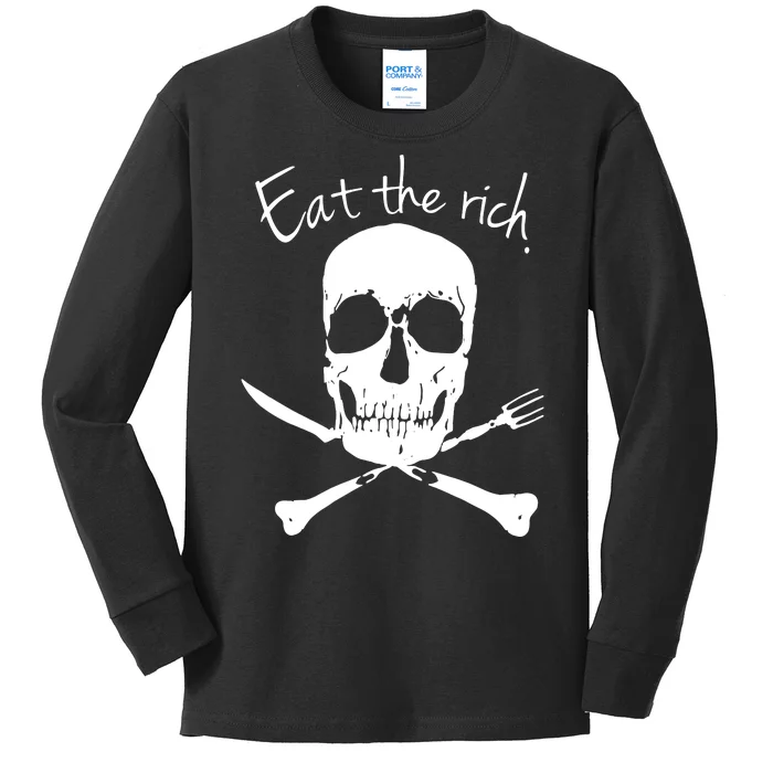 Eat The Rich Kids Long Sleeve Shirt