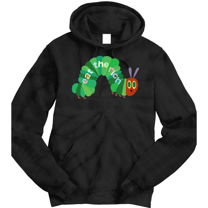 Eat The Richs Hungry Caterpillars Tie Dye Hoodie