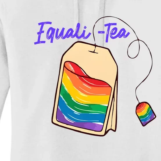 Equali Tea Rainbow Pride Month Lgbt Lgbtq Women's Pullover Hoodie