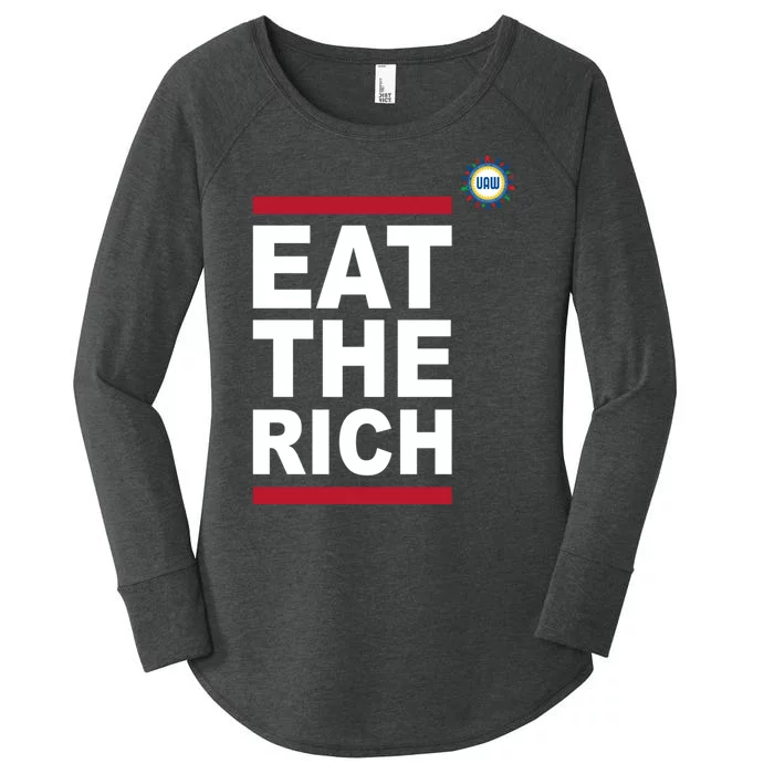 Eat The Rich Uaw Women's Perfect Tri Tunic Long Sleeve Shirt