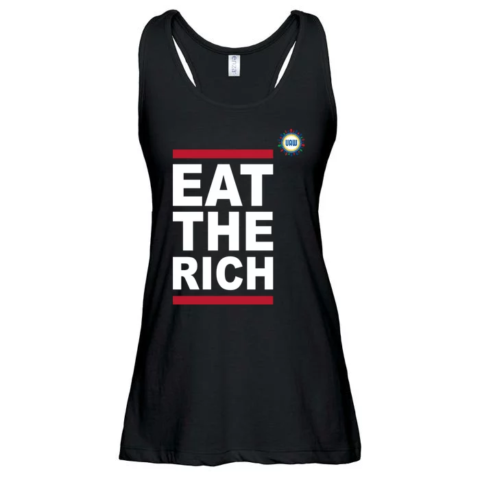 Eat The Rich Uaw Ladies Essential Flowy Tank