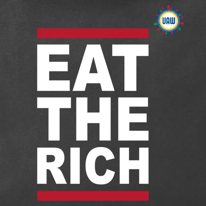 Eat The Rich Uaw Zip Tote Bag