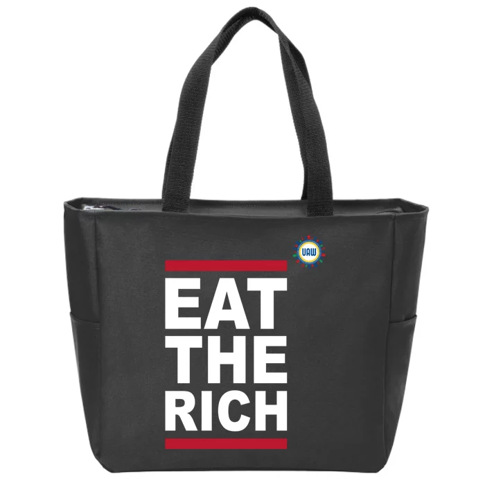 Eat The Rich Uaw Zip Tote Bag