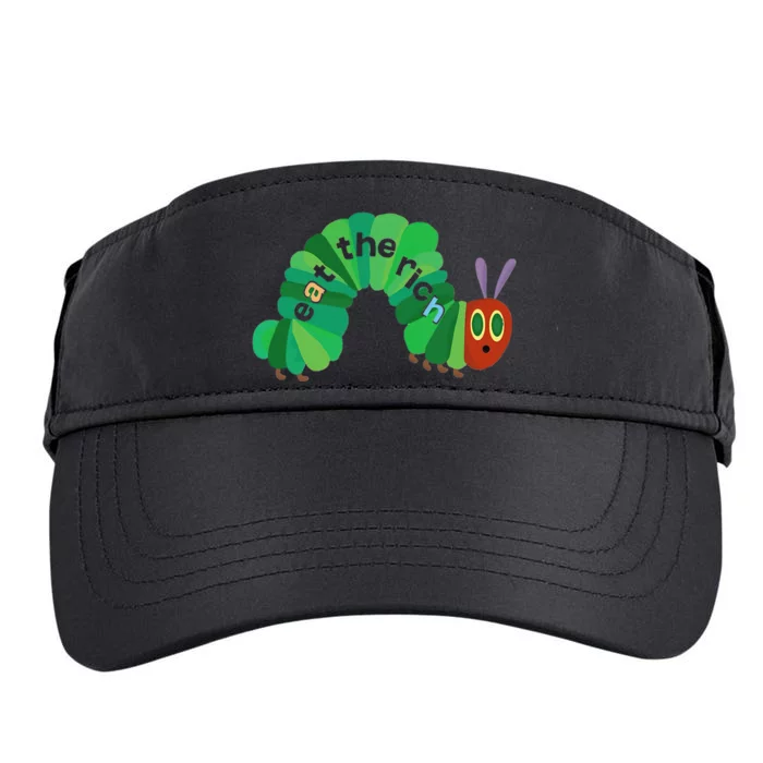 Eat The Rich Hungry Caterpillar Adult Drive Performance Visor