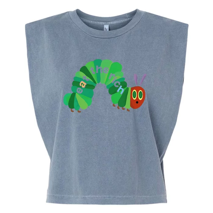 Eat The Rich Hungry Caterpillar Garment-Dyed Women's Muscle Tee