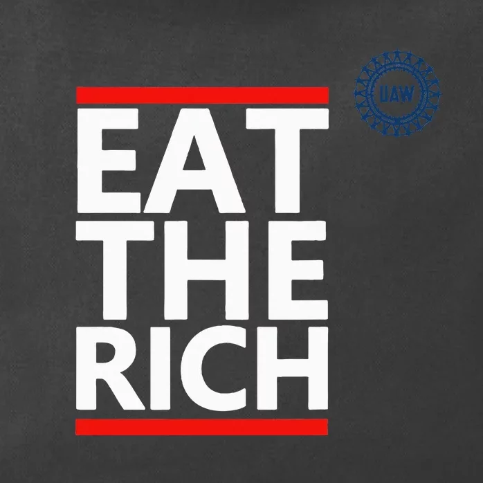 Eat The Rich Uaw Zip Tote Bag