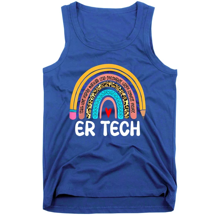 Er Technician Rainbow Healthcare Emergency Room Medicine Funny Gift Tank Top