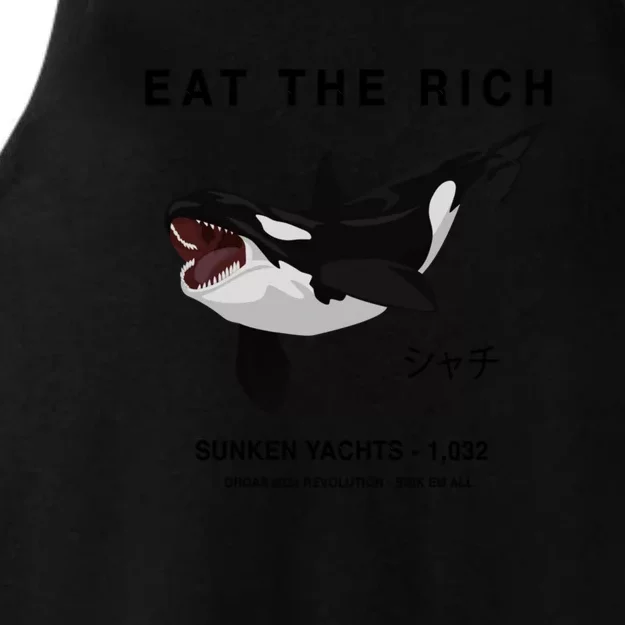 Eat The Rich Orca Revolution 2024 Ladies Tri-Blend Wicking Tank