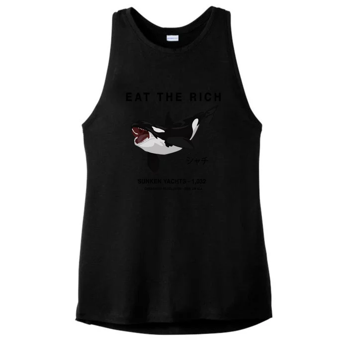 Eat The Rich Orca Revolution 2024 Ladies Tri-Blend Wicking Tank