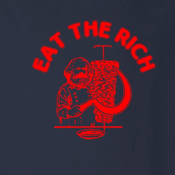 Eat The Rich Doner DöNer Kebab Karl Marx Socialist Hasan Piker Toddler Long Sleeve Shirt