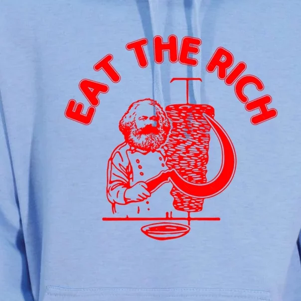 Eat The Rich Doner DöNer Kebab Karl Marx Socialist Hasan Piker Unisex Surf Hoodie