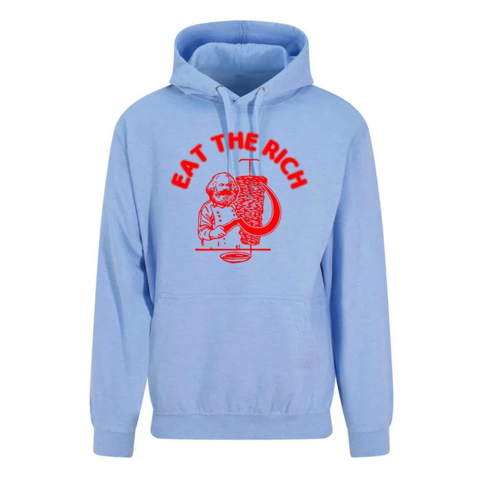 Eat The Rich Doner DöNer Kebab Karl Marx Socialist Hasan Piker Unisex Surf Hoodie