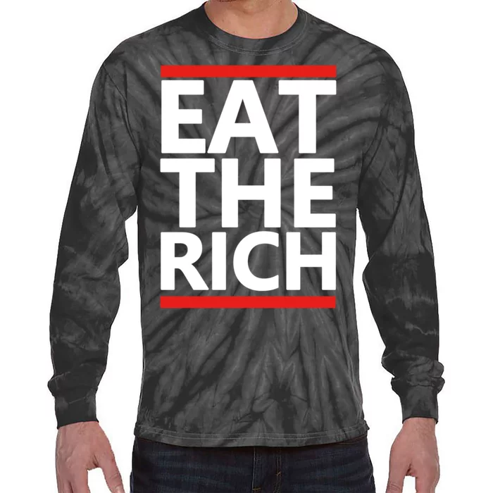 Eat The Rich Uaw Tie-Dye Long Sleeve Shirt