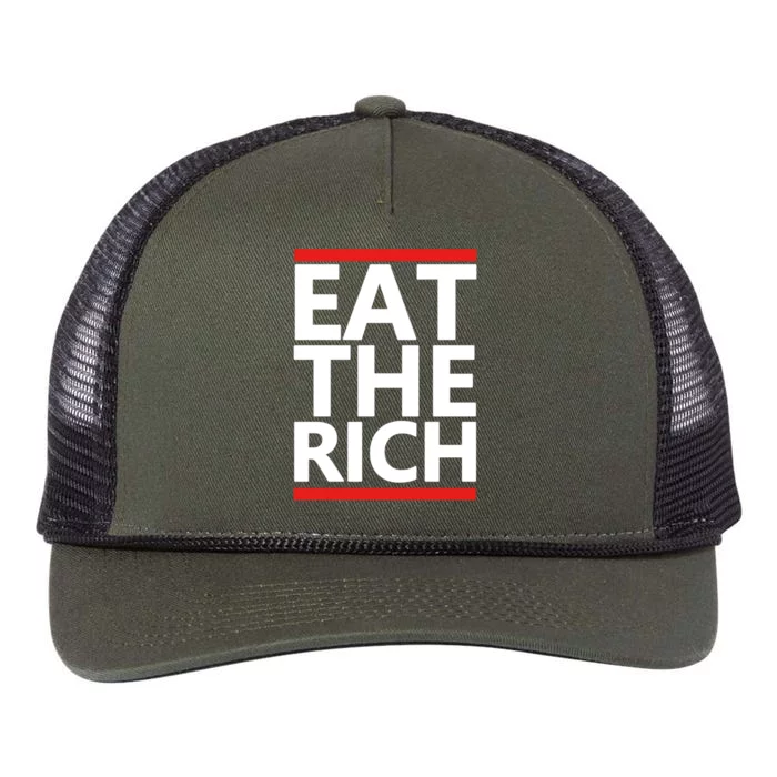 Eat The Rich Uaw Retro Rope Trucker Hat Cap