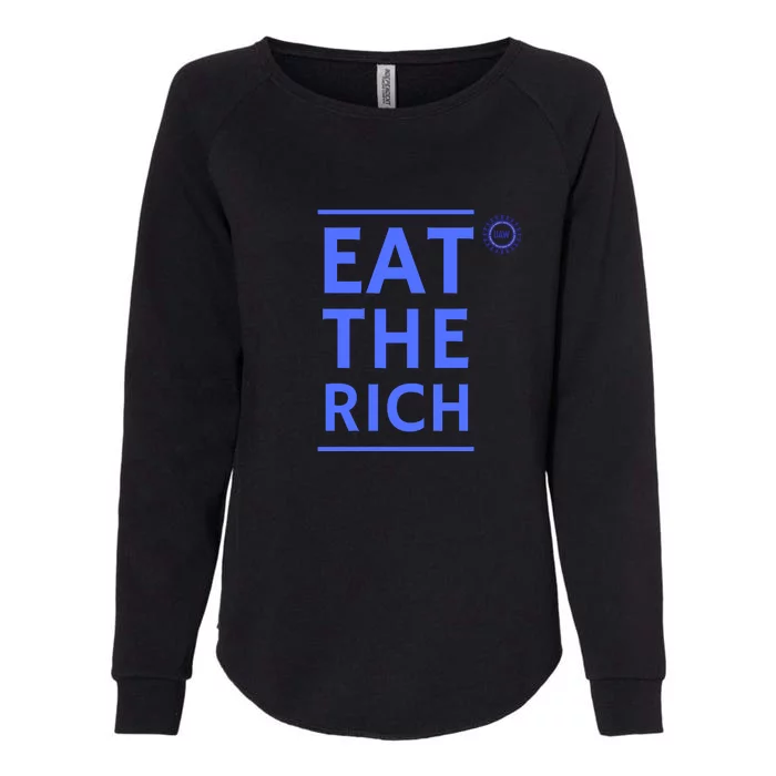 Eat The Rich Uaw Womens California Wash Sweatshirt