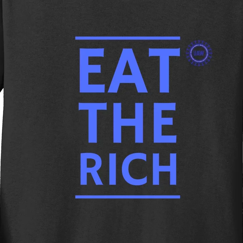 Eat The Rich Uaw Kids Long Sleeve Shirt