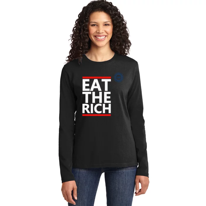 Eat The Rich Uaw Ladies Long Sleeve Shirt