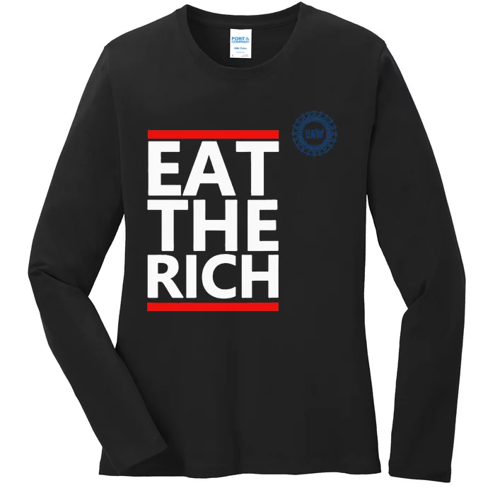 Eat The Rich Uaw Ladies Long Sleeve Shirt