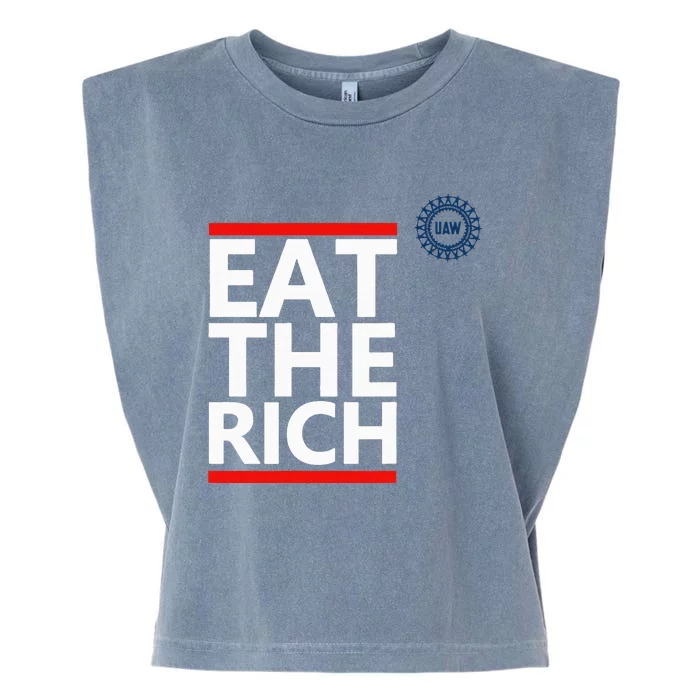 Eat The Rich Uaw Garment-Dyed Women's Muscle Tee