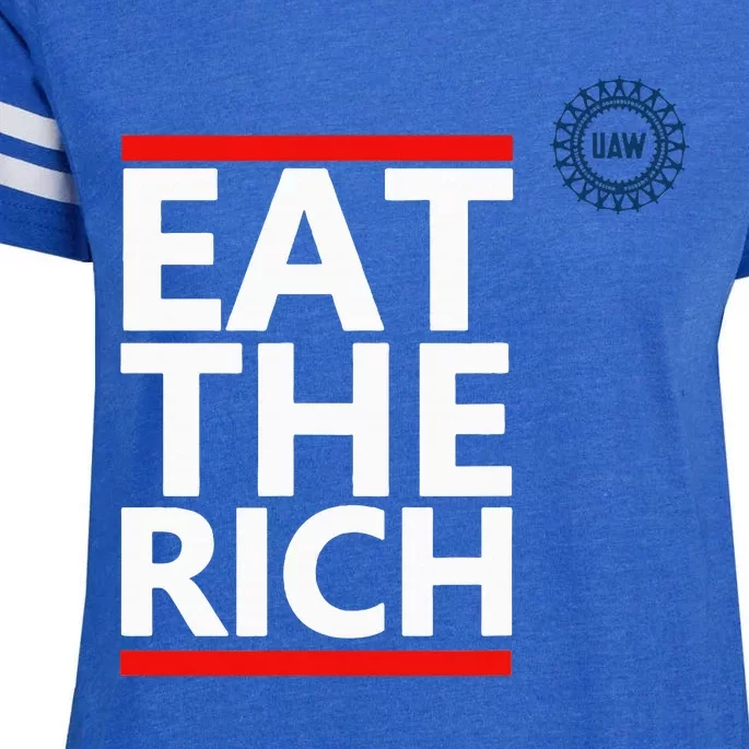 Eat The Rich Uaw Enza Ladies Jersey Football T-Shirt