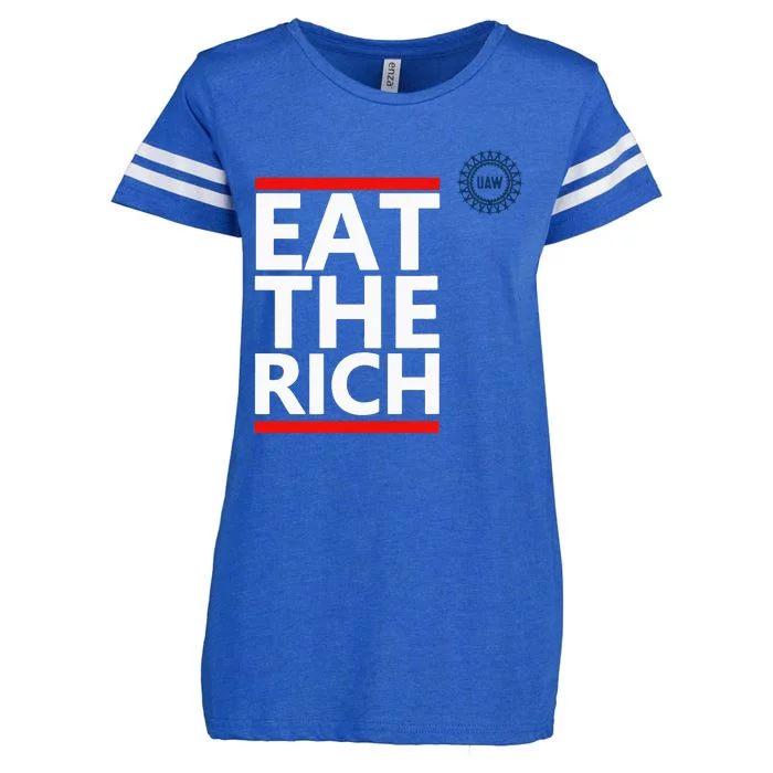 Eat The Rich Uaw Enza Ladies Jersey Football T-Shirt