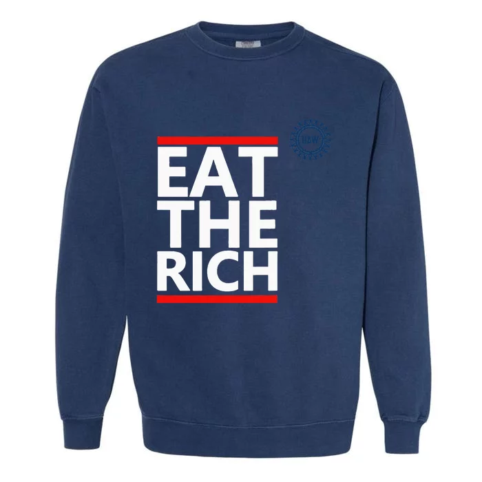 Eat The Rich Uaw Garment-Dyed Sweatshirt