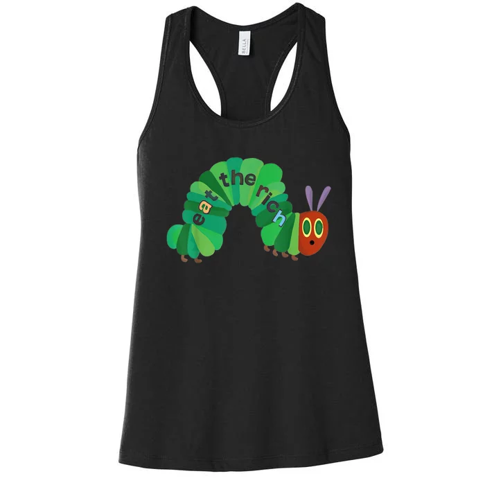 Eat The Rich Hungry Caterpillar Women's Racerback Tank