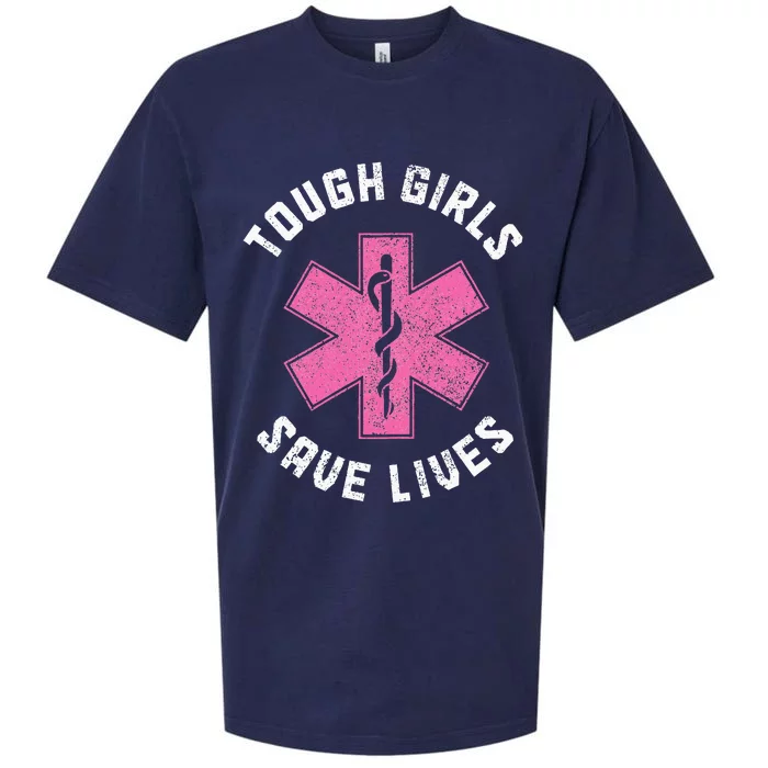 Emt Tough Save Lives Paramedic Ems Emergency Sueded Cloud Jersey T-Shirt