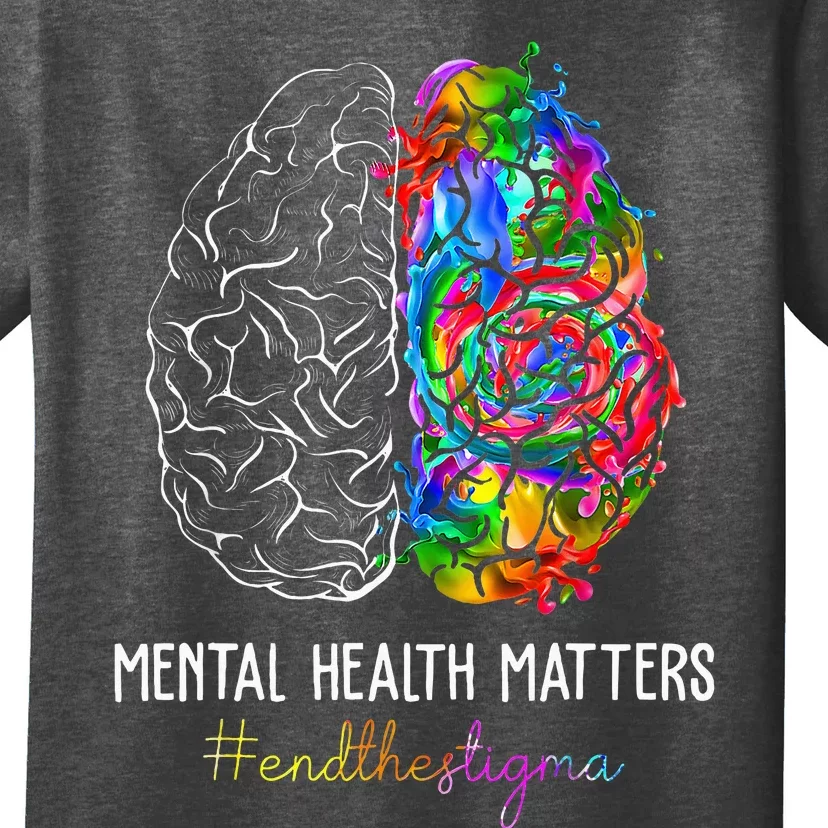 End The Stigma Mental Health Matters Mental Awareness Gifts T-Shirt